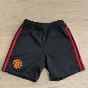 Manchester United Adidas Shorts Sz 9-10